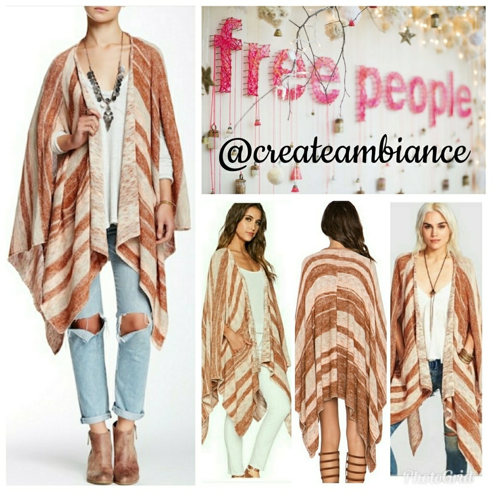 Free People Oversized Poncho